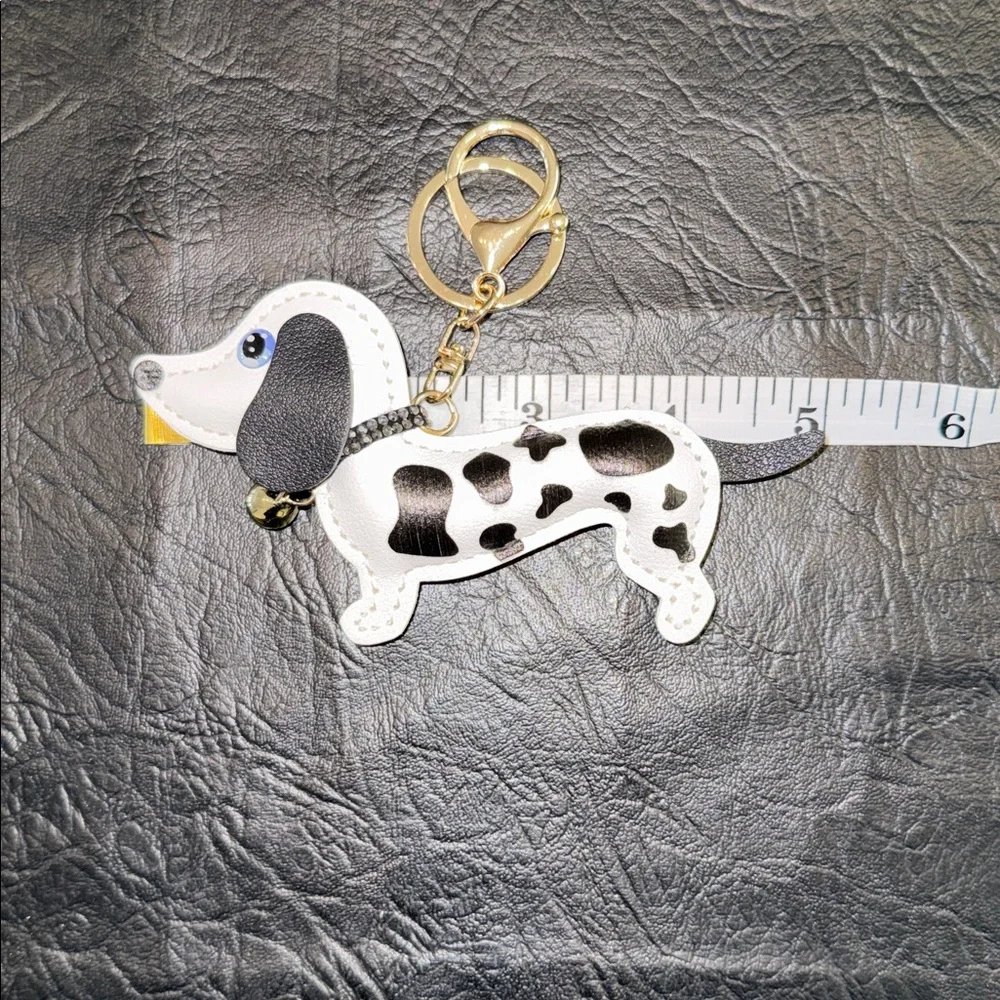 Dachshund Dog Keychain Bag Charm, NEW - Picture 3 of 5